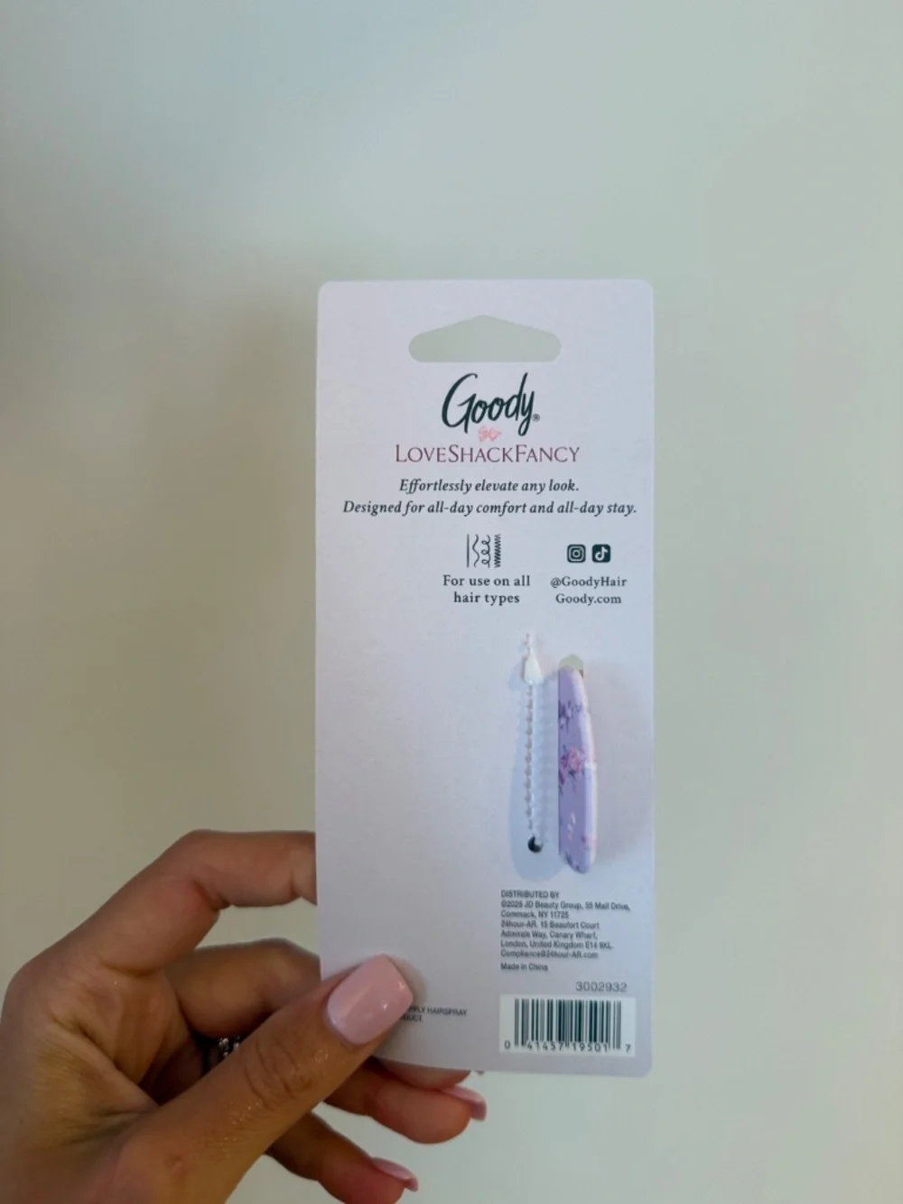LoveShackFancy x Target - Goody Happy Thoughts Large Claw Clip 1CT